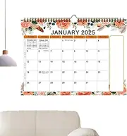 2025 Calendar,Wall Calendar 2025 Year Planner - Wall Calendars 2025 Calendar with Large Blocks, Thick Paper, Holidays, To-Do & Notes for Planning and Organizing