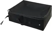 Perfk Portable Litter Box with Lid Sturdy No Leakage Waterproof Foldable Toilet Tray Travel Cat Box for Road Trip Car Outdoor