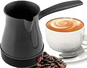Electric Turkish Coffee Maker, Electric Coffee Pot, Capacity Up To300 Ml, 500 W Power, Rotational Base, for Home, Office, Mocha & Tea, Travel