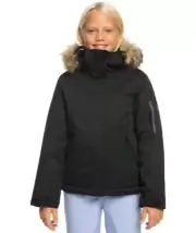 Roxy Girls Meade DryFlight Snow Jacket, 12/Large, True Black