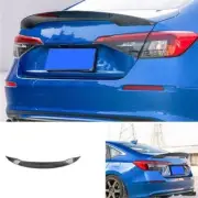 MCX Type Rear Spoiler Tail Trunk Lip Wing Bar Carbon Fiber For Honda Civic 22-23 (for: Honda Civic)