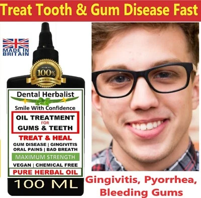 THE BEST ALL-IN-ONE TREATMENT FOR GUM DISEASE | GINGIVITIS | BAD BREATH - 100ML