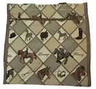 Horse Tote Shopper Bag Signare - Polo horse design Shoulder Bag. Horse Art