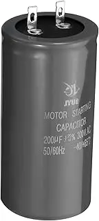 uxcell Motor Start Capacitor, 200uf 300V 50/60Hz CD60 Running Capacitor Starting Capacitor for Air Conditioners, Electric Motor Starts Running