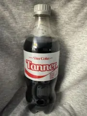 Share A Coke with Tanner 2025 Personalized Gift Coca Cola Bottle 20oz Diet