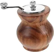 TOKIDNY Hand Crank Spice Grinder Coarseness Manual Pepper Salt Grinding Tool for Kitchen Seasoning Effortless Bean Grinding Wooden Design