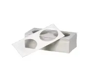 Staple Coin Collection Cardboard Holder Flips 2" X2" Inches Clear Window Protect Australia Holders Coins Display Storage Money Penny Stock 40mm 200X