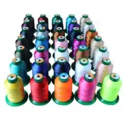 150D/3 Sewing Thread High Strength Cord Silk Light Embroidery Threads 1600Meters