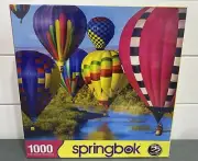 NEW SEALED "Take Flight" 1000 Piece Springbok Jigsaw Puzzle Hot Air Balloons