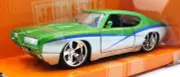 Jada Bigtime Muscle 1/24 Scale Diecast 35489 1969 Pontiac GTO Judge - Green