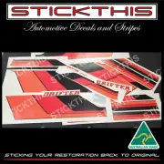 Chrysler CL Valiant Drifter Panelvan Stripes Decals - Orange, Red, Black