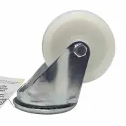 Sealey 80mm Heavy Duty Nylon Castor Wheel Swivel Plate Bolt Hole - SCW480SBEM
