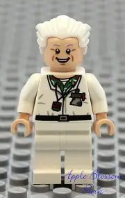 NEW Lego Back to Future 'DOC' BROWN MINIFIG - Dr. Emmet Emmett Minifigure 21103