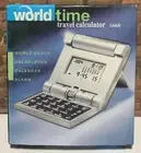 World Time Travel Calculator 1660 World Clock Calender Alarm Delta Skymiles NEW!