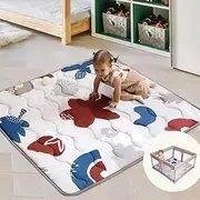 Joypony Baby Crawling Mat, 120 x 120 cm, Foldable Play Mat, Baby Play Mat for Children, Non-Slip Mat, Machine Washable