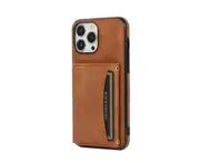 C06 Tri-Fold Wallet Phone Protective Leather Case Protection Bumper Back Cover for IPhone 14 Max 6.7