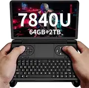 LANRUO GPD Win Mini [AMD Ryzen 7 7840U] 7 Inches Mini Handheld Win 11 PC Game Console Gameplayer 1920X1080 TouchScreen Laptop Tablet PC (32GB+512GB)