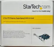 StarTech.com 2 Port PCI Express SuperSpeed USB 3.0 Card w/ SATA (New in Box)
