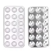 Trays, 304 Stainless Steel Tray with Lid Ice Making Tool for Cocktail, Whiske...