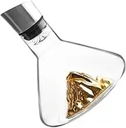 MOLUCKFU 1pc Artistic Fast Wine Decanter Elegant Decanter for Home Use Enhances Wine Flavor for Entertaining Friends and Family Safe and Practical Design