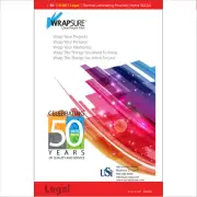 USI WrapSure Thermal Laminating Pouches, Legal Size, 10 Mil, 9x14.5", 50-Pack