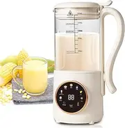 50oz Automatic Nut Milk Maker, 9-in-1 Homemade Plant-Based Milk Machine for Juice, Oat, Soy, Almond, Coconut Milk with Delay Start, Boil Water, Keep Warm, Auto Clean & More