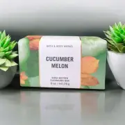 Bath and Body Works Cucumber Melon Cleansing Bar Shea Butter 5 Oz Nourishing
