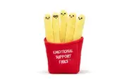 WHAT DO YOU MEME Emotional Support Fries - The Cuddly Plush Comfort Food French Fry Stuffed Animals