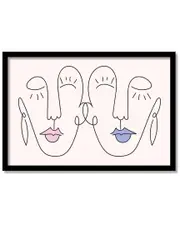 Ready2HangArt Joie Contour II Framed Print Wall Art by ChiChi Decor