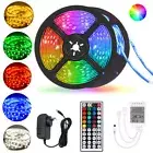 RGB LED Strip Lights IP65 Waterproof 5050 SMD 1M-5M 44Key IR Controller