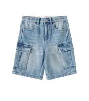 [Stella McCartney Kids] Stella McCartney Kids Cotton shorts Y 6 blue