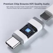 Type C To Connector Sound Adapter Portable Sound Adapter for Phone 15/16