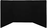 ISXACFF 3-Panel Tabletop Display Presentation Board 50 x 60cm No Plastic Edging Tri Folding Panel Table Top Display Double Sided Tabletop Display Advertisement Paste Panel for Exhibitions Trade Shows