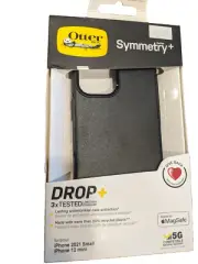 Otterbox - Symmetry Plus MagSafe Case for Apple iPhone 13 mini / 12 mini - Black