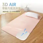 【R.Q.POLO】3D AIR 零動力氣流床墊-單人加大3.5尺(可水洗空氣床墊/涼墊薄墊)