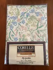 Corelle Coordinates Textiles 52"x70" Oval Tablecloth New