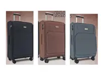 在飛比找松果購物優惠-20吋行李箱加大容量高單數防水尼龍布輕量商務360度旋轉鋁合