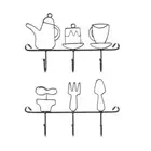 Iron Coat Hook Nordic Clothes Storage Rack Durable Hat Hanger Garage