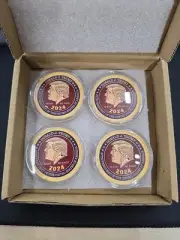 4 Donald Trump Presidential Memorable Coin Token America USA Collectibles Merica