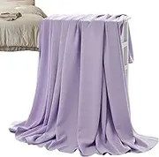 Summer Cooling Blanket, Air Conditioning Comforter, Breathable Lightweight and Thin Bamboo Fiber Skin Friendly Cooling Comforter for Home