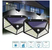 Solar Powered LED Light PIR Motion Sensor Outdoor Security Lamp Wall Waterproof