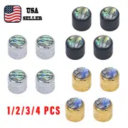 1 - 4 Pcs Metal Guitar inlay Dome Volume Tone Knobs For Gibson Epi Les Paul SG