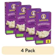 4 pack Annie's White Cheddar Shells Macaroni & Cheese with Organic Pasta 6oz