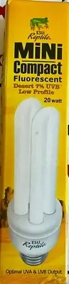 ESU Reptile Mini Compact Fluorescent Desert 7% UVB Low Profile - 20 watt