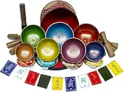 ESK Chakra Healing Tibetan Singing Bowl Set of 7 for Meditation- Himalayan Singing bowls, ESK 11