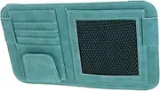PRETYZOOM Auto Car Visor Organizer Multi Functional Accessory with Sunglasses Clip Durable Document Holder for Cards and Driving License Unique Eye Shaped Design Easy Access for Car