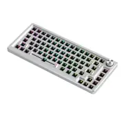 83 Keys Aluminum Mechanical Keyboard Kit Wired RGB Hot Swap Custom Metal3829