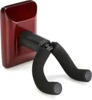 Gator Frameworks GFW-UKE-HNGRCHR Wall Mount Ukulele/Mandolin Hanger - Cherry