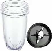 16oz Cup and Cross Blade Replacement Parts for Magic Bullet 250w Blenders MB1001