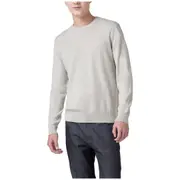 Lydia Vine Cashmere Crew Sweater Light Grey